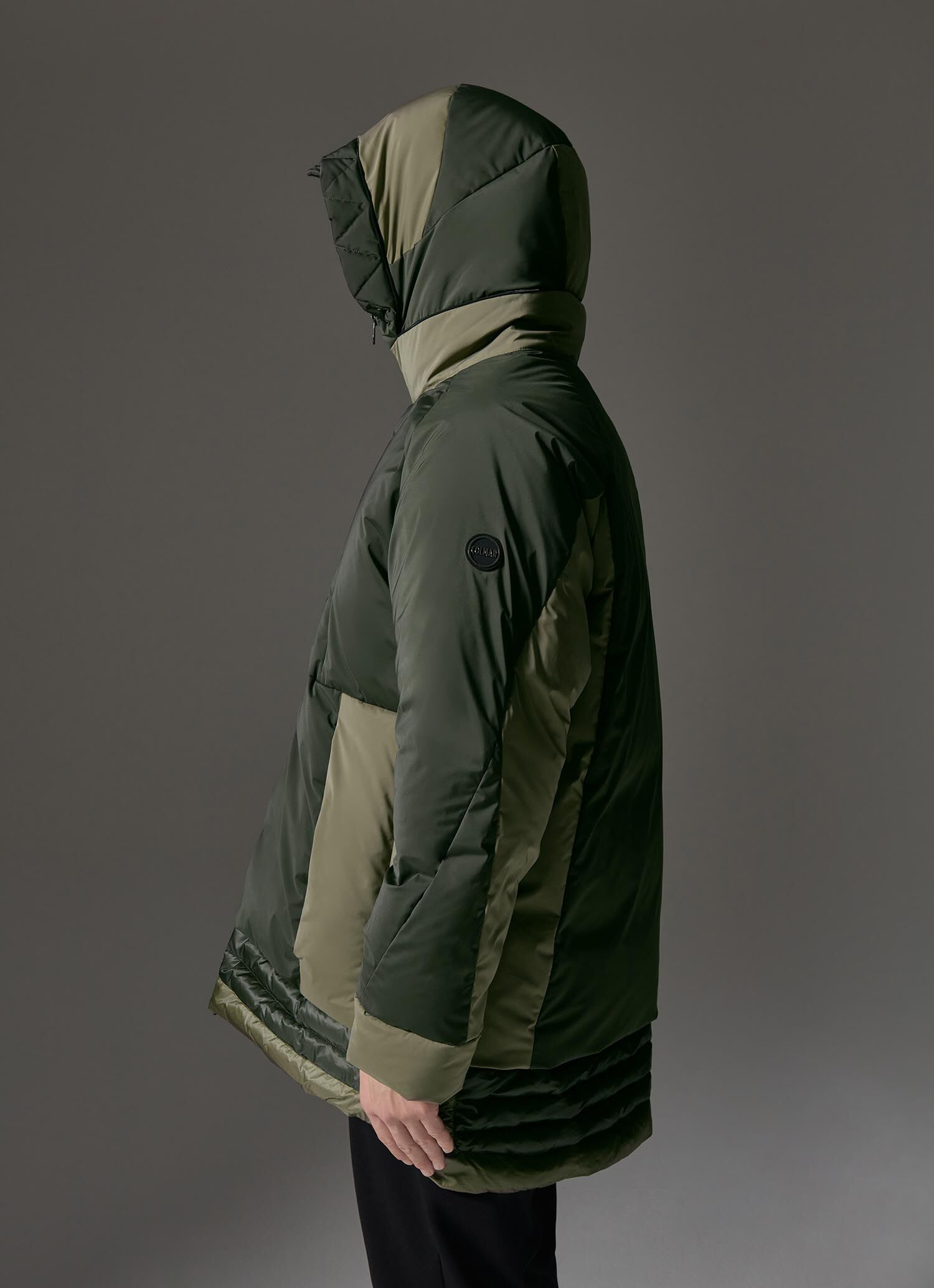 Colourblock parka in 3-layer fabric - Colmar