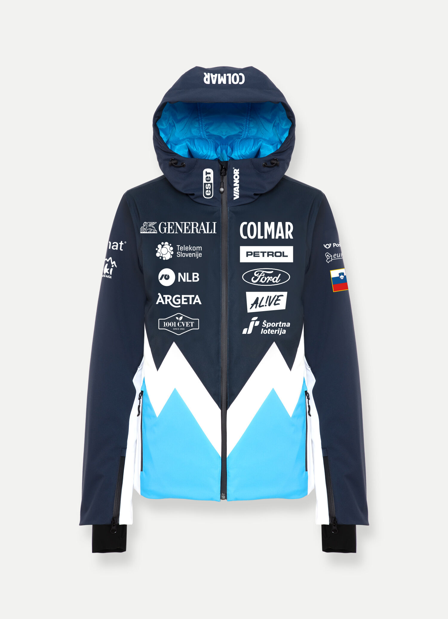 Slovenian national team jacket in recycled fabric - Colmar