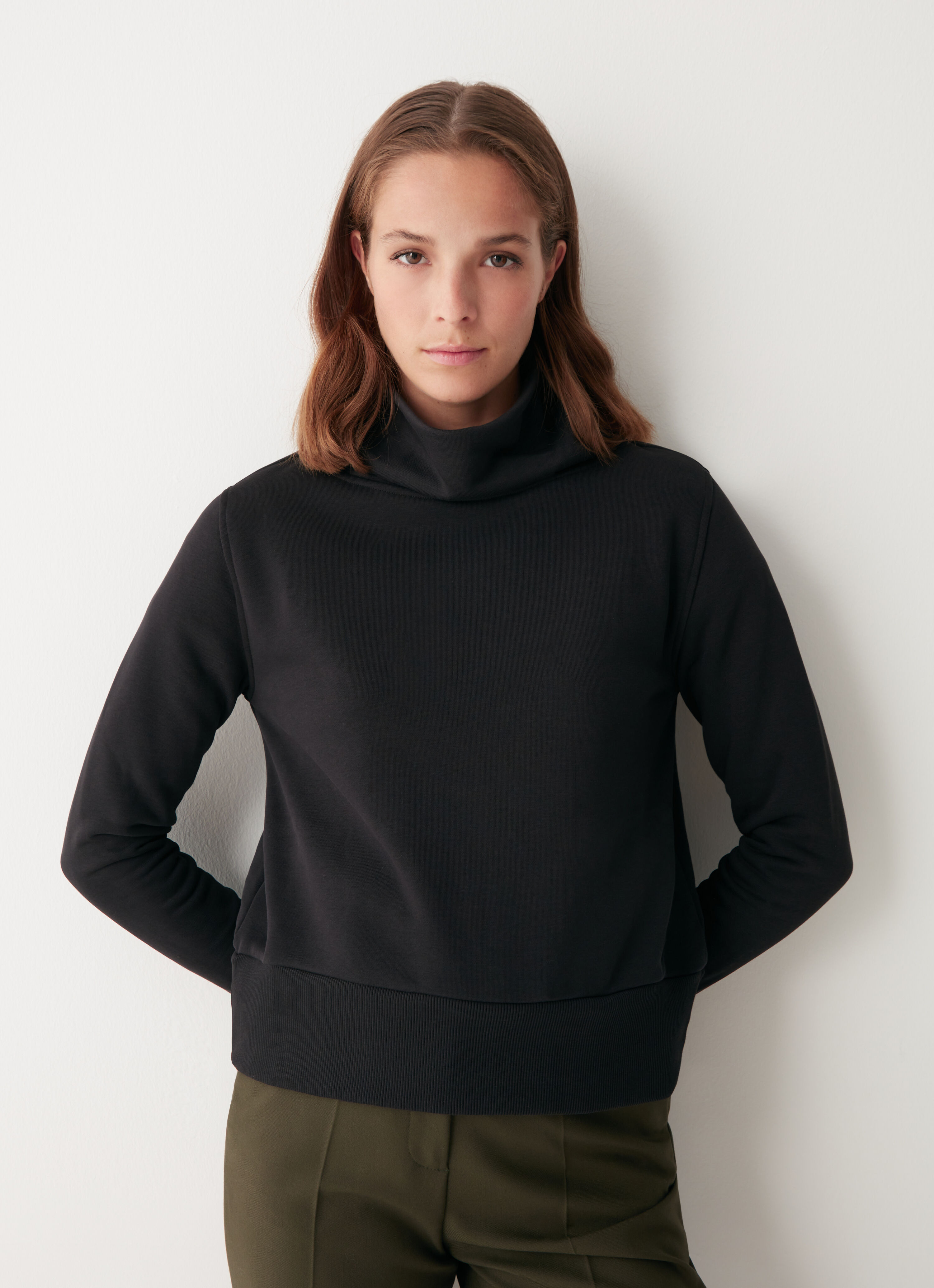 Organic cotton turtleneck sweatshirt - Colmar