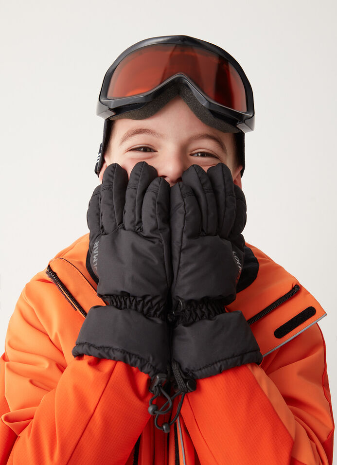 Gants de ski thermique Enfants Enfants Polaire d'hiver Imperméable