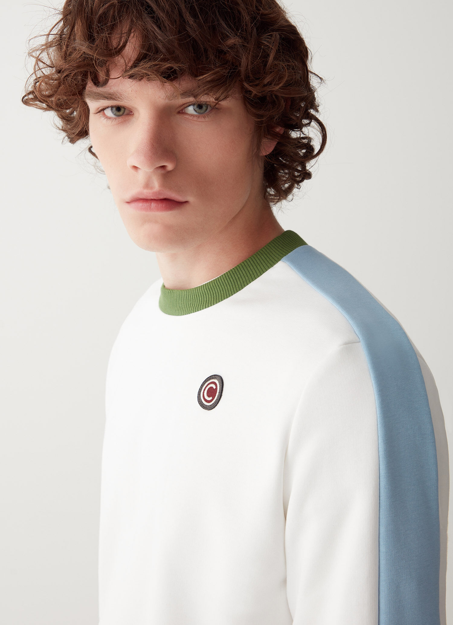 Color block round neck sweatshirt - Colmar