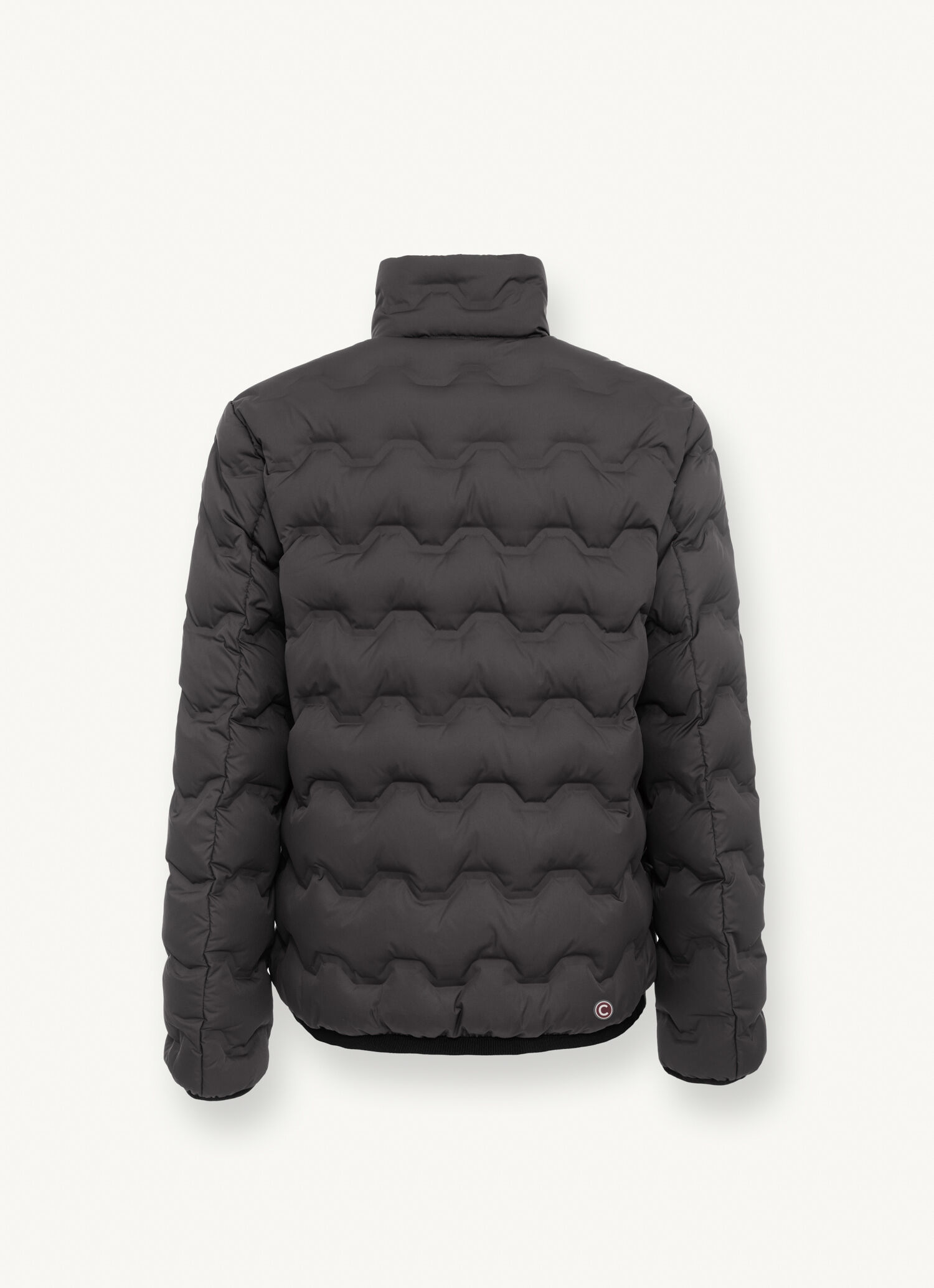 Wavey quilted down jacket with grosgrain band - Colmar