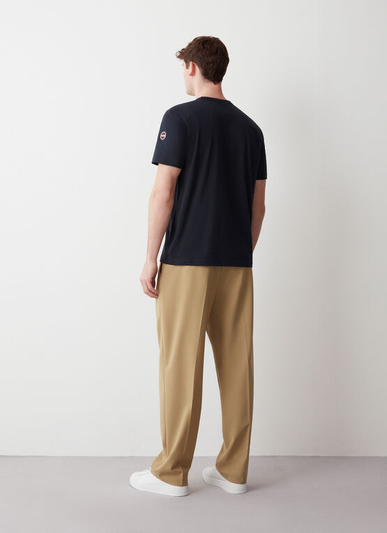 Camiseta de manga corta de punto y lana merino - Colmar