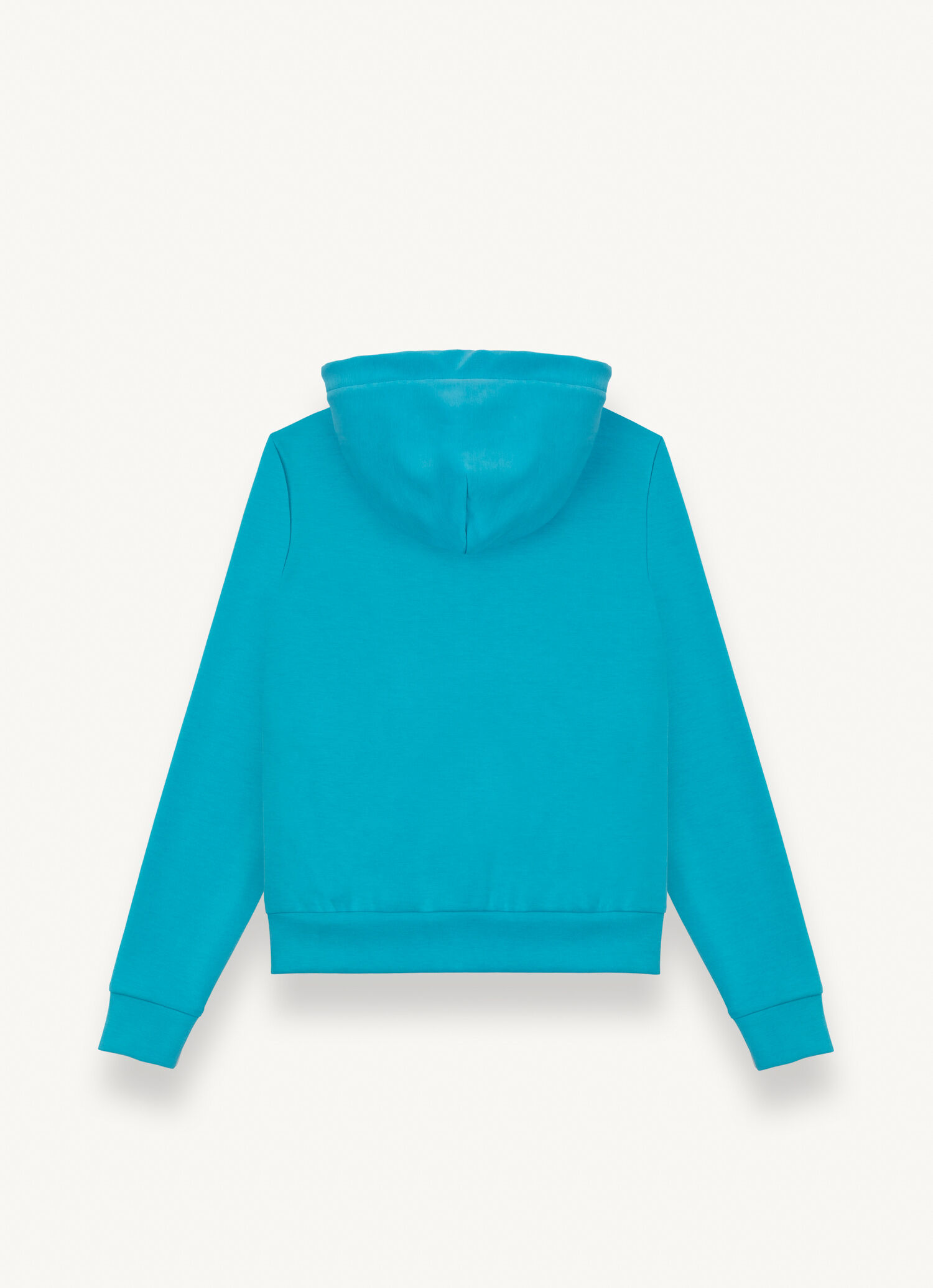 Full-zip sweatshirt with glittery logo print