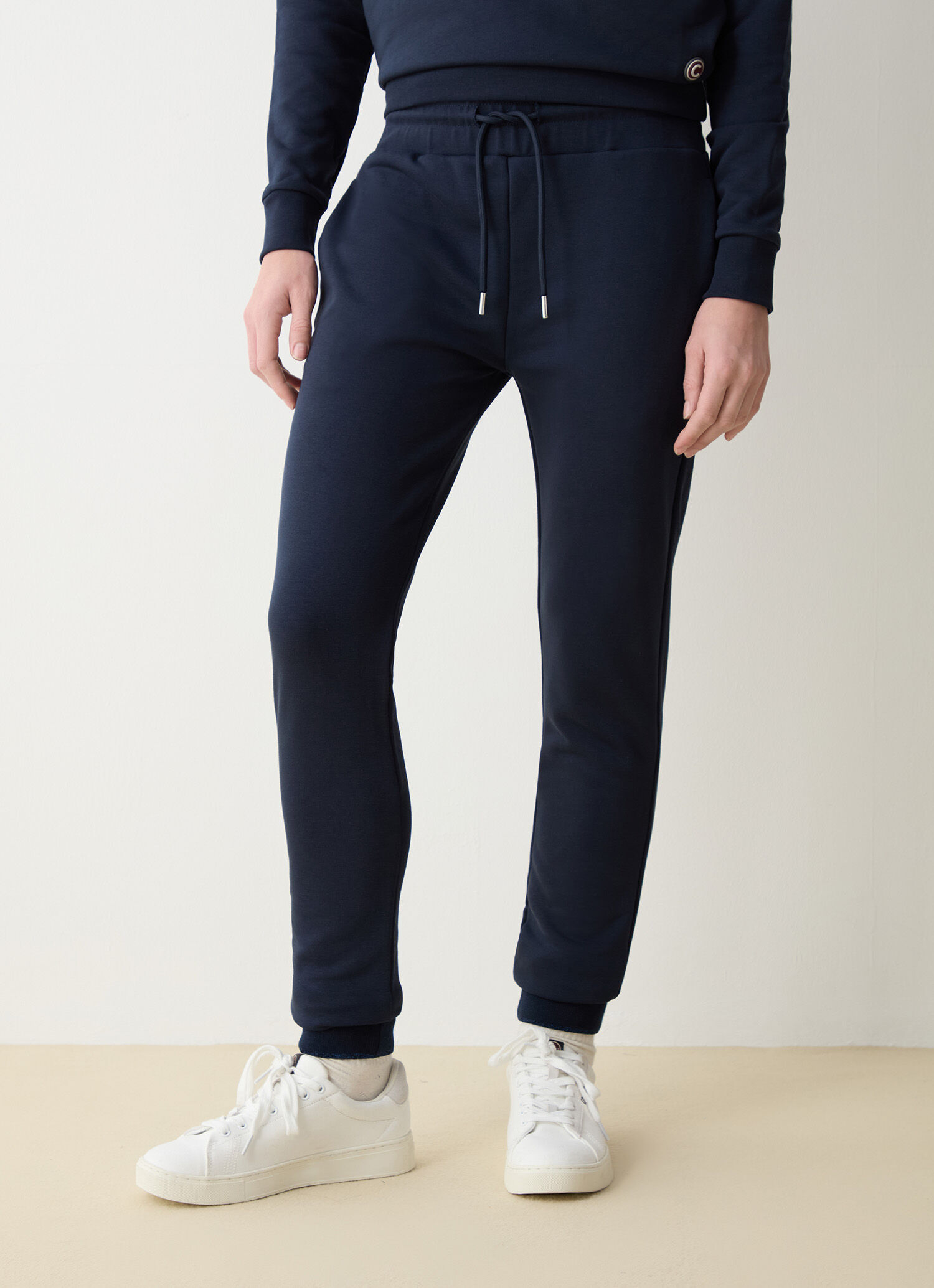 Men's Tapered Jogger Waist Trousers With Piping | Boohoo UK