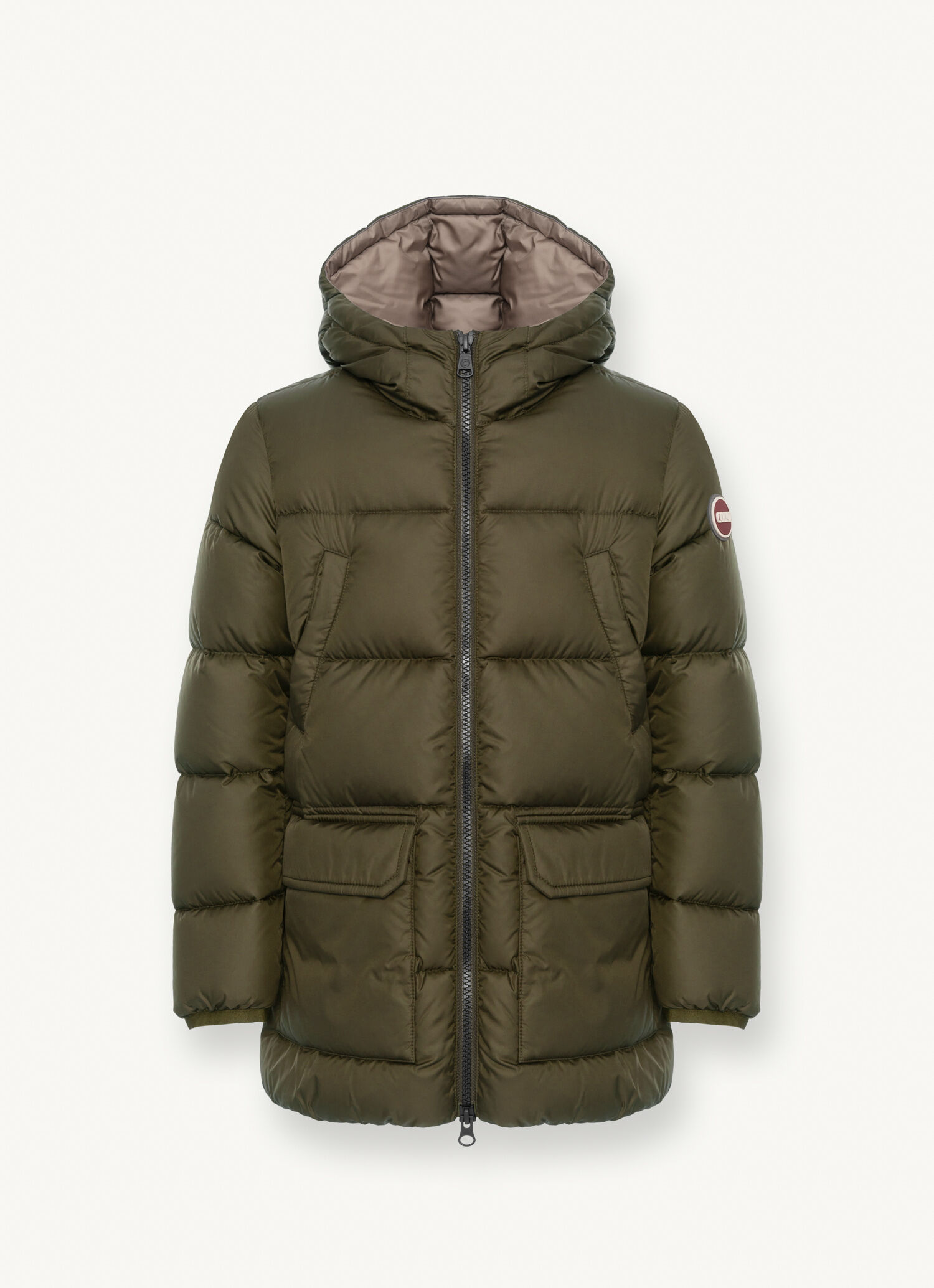 Multi-pocket medium-length down jacket - Colmar