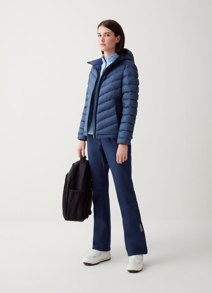 Mid layer hooded jacket in wadding