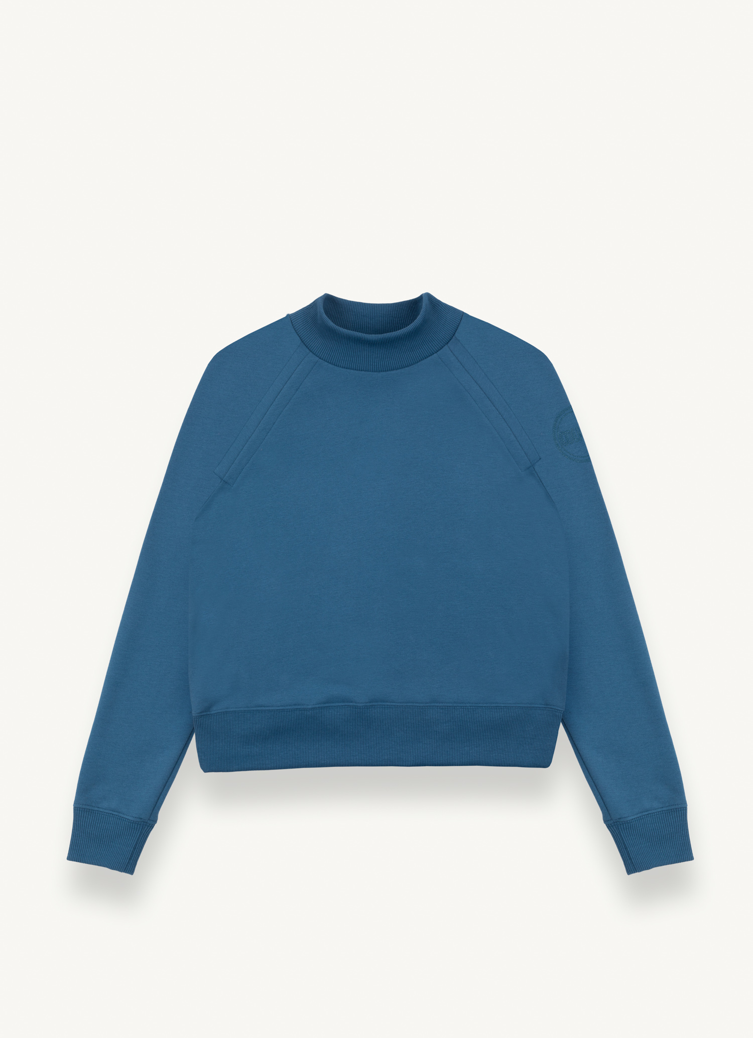 Polo neck sweatshirt sale