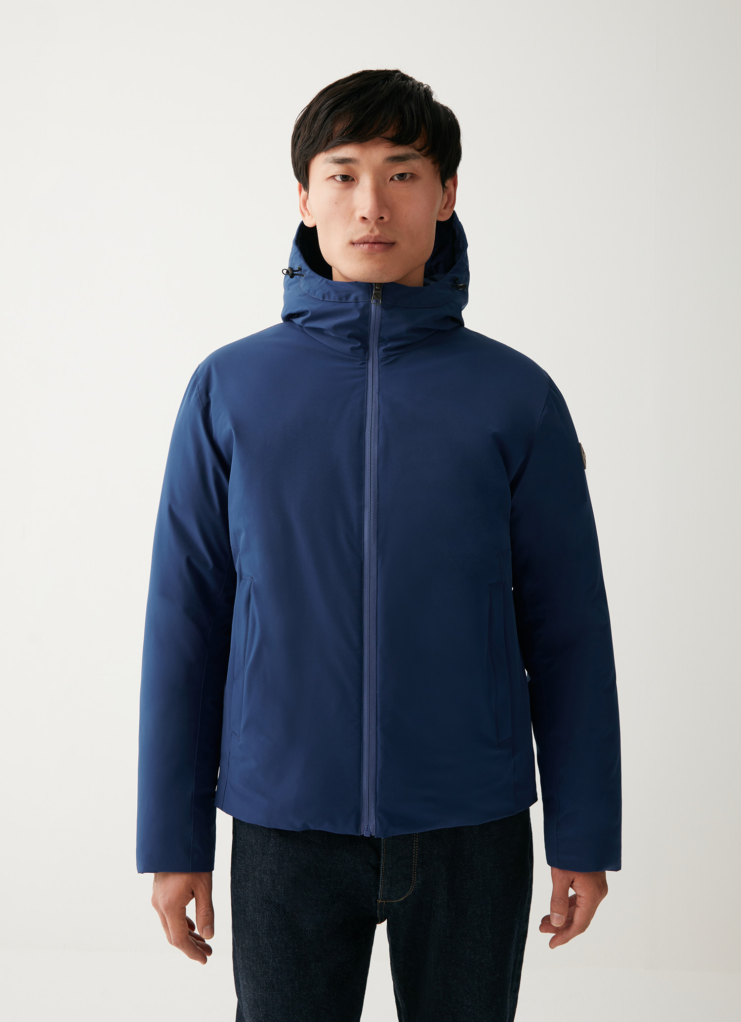 Reversible jacket in stretch fabric - Colmar